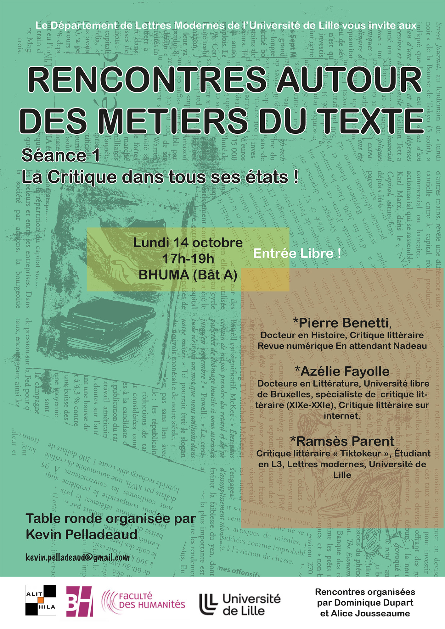 Les Métiers du texte