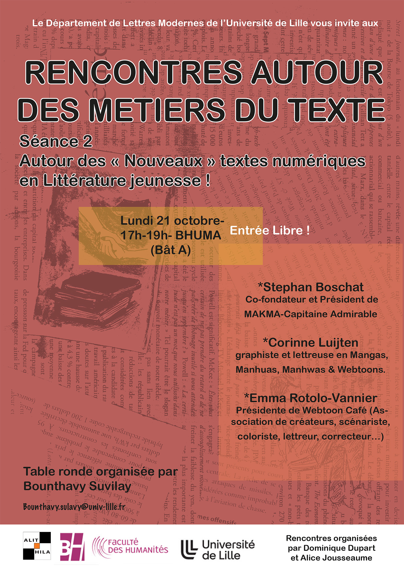 Les Métiers du texte