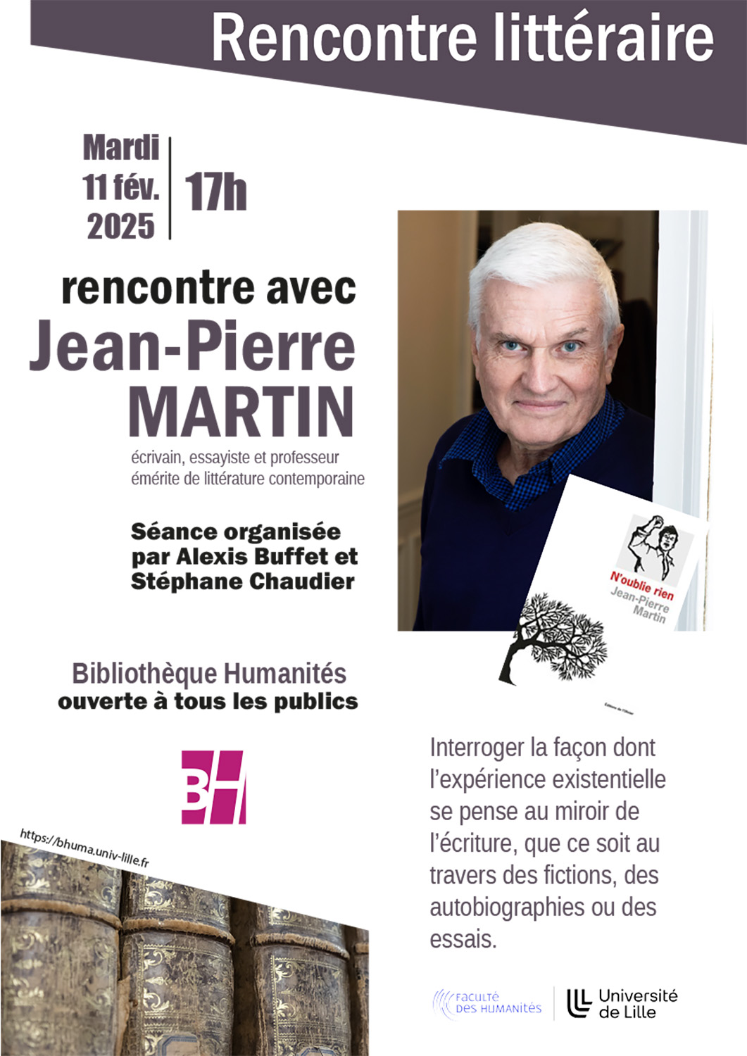 Rencontre avec Jean-Pierre Martin