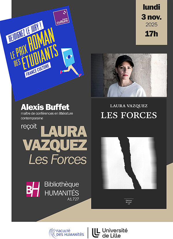 Laura Vazquez : prix du roman des étudiants France Culture