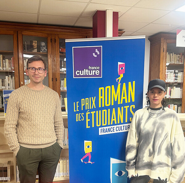 Laura Vazquez et Alexis Buffet, prix France Culture 2025