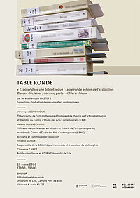 Table ronde : exposer dans une bibliothèque